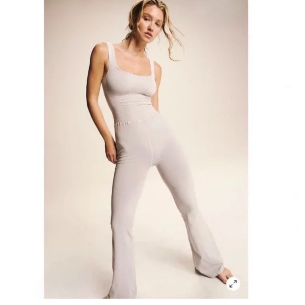 Free people movement flared onesie